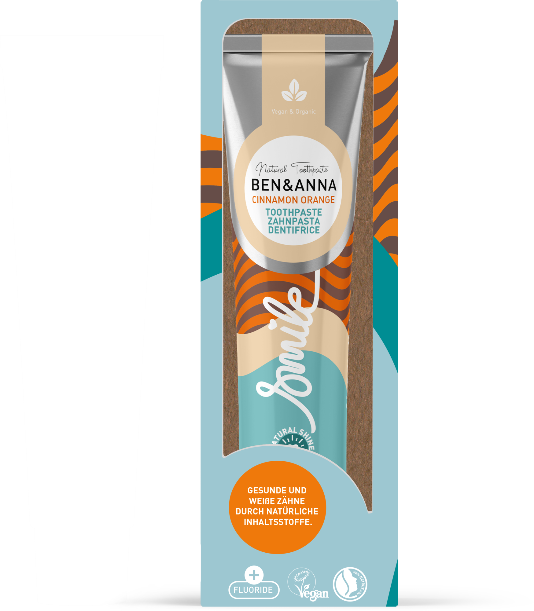 BEN & ANNA  Zahnpasta Cinnamon Orange, 75 ml