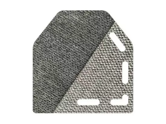 Fauteuil cabriolet pivotant Tissu Gris Clair/Foncé - JACQUES