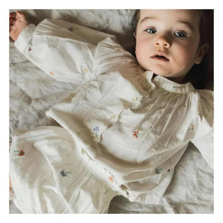 Jenest Blouse Fleurs Clover | Blanc
