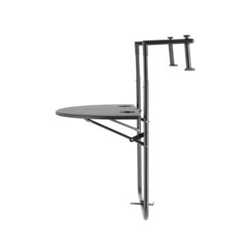 Livin' outdoor balkontafel antraciet kunststof 60 x 45 cm