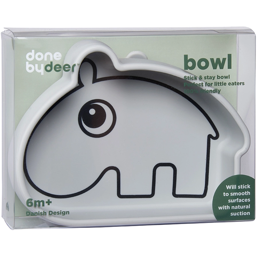 Done by Deer™ Kinderschüssel Stick and stay ab dem 6. Monat grau