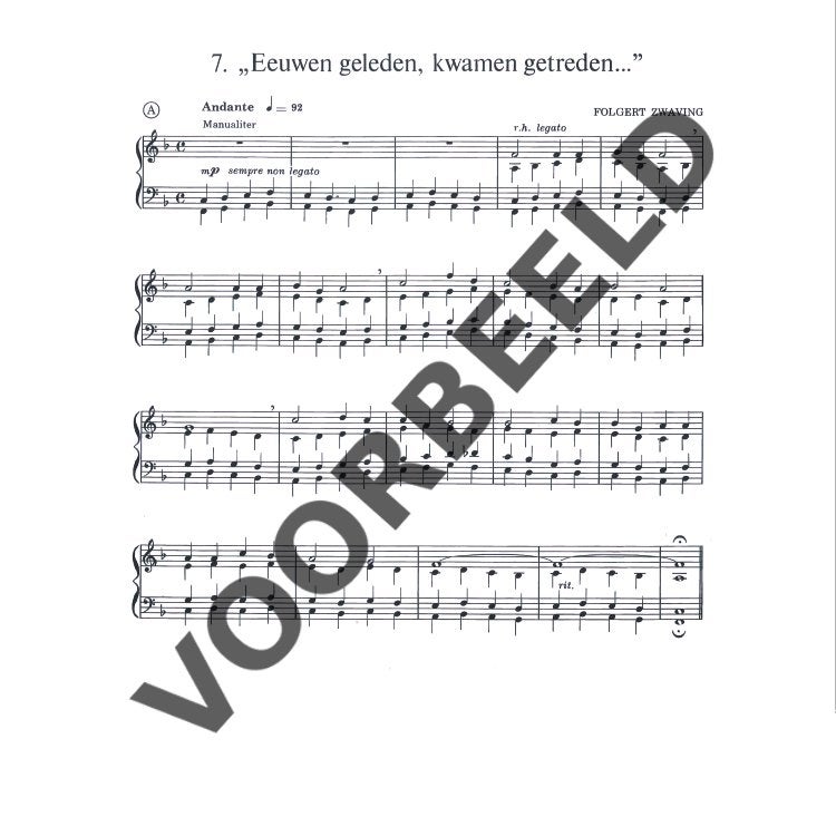 J.C. Willemsen Kerstmuziek voor orgel Deel 2