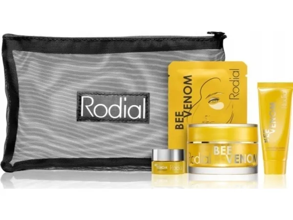 Little Luxuries Kit Set Rodial: Bee Venom, Moisturizing, Cream, For Face, 15 ml   Bee Venom, Eliminates Impurities, Cleansing Balm, For Face, 20 ml   Bee Venom, Anti-Wrinkle, Eye Cream, 5 ml   Bee Venom, Firming, Eye Patch, 3 g For Women