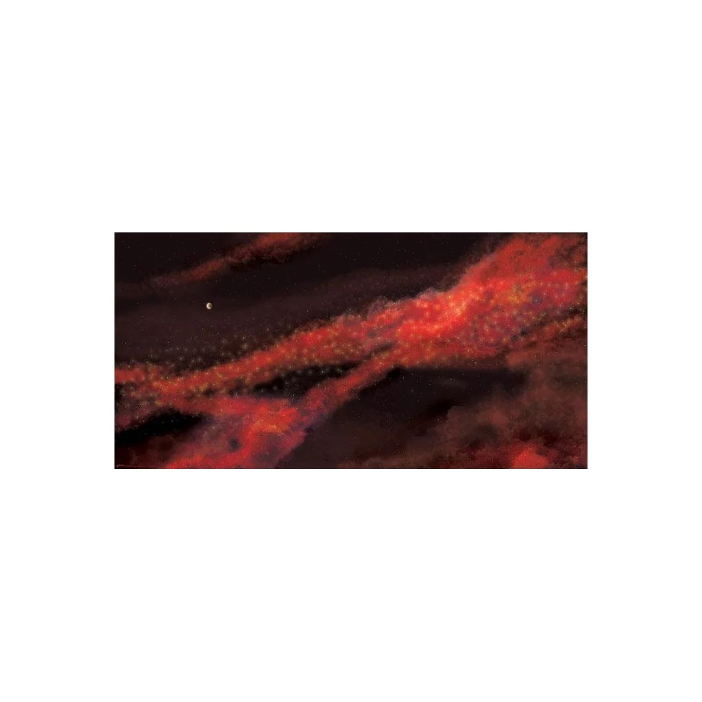 Terrain Mat Mousepad - Two Sided - Crimson Gas Giant / Frozen Star System - 90x180
