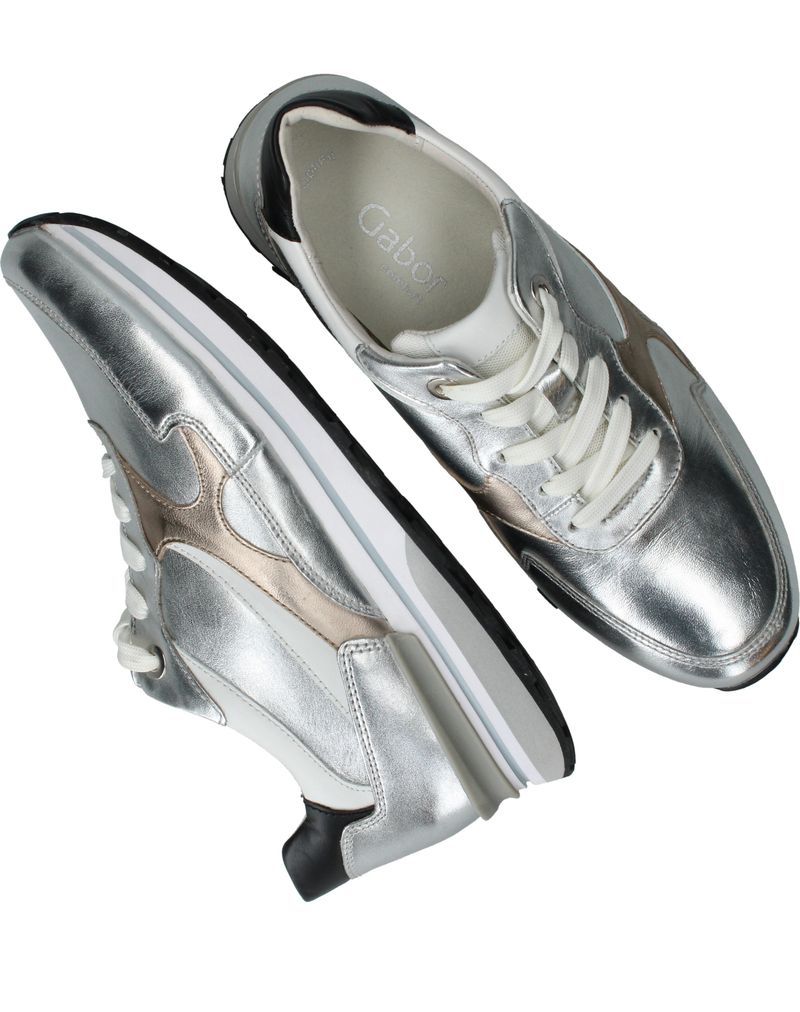 Gabor Sneakers Zilver Dames