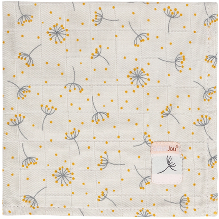 bébé jou® Mull Spucktücher 3er Pack Fabulous Wish Grey