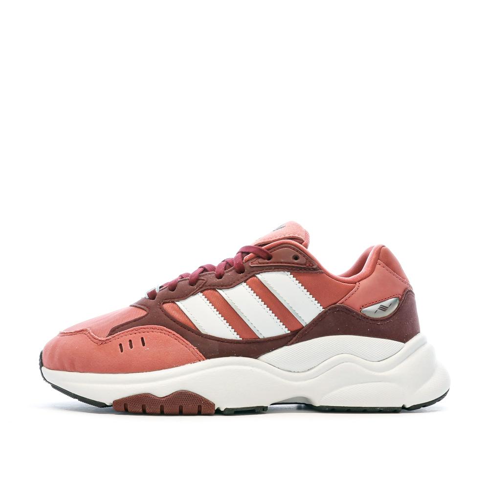 Adidas Baskets Blanche/Rose Fille Adidas Retropy F90