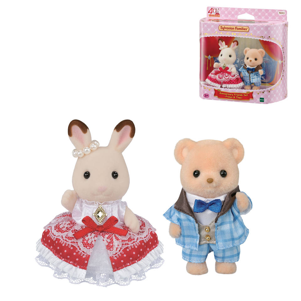 Sylvanian Families verjaardag vriendenset Freya & Theo 5843