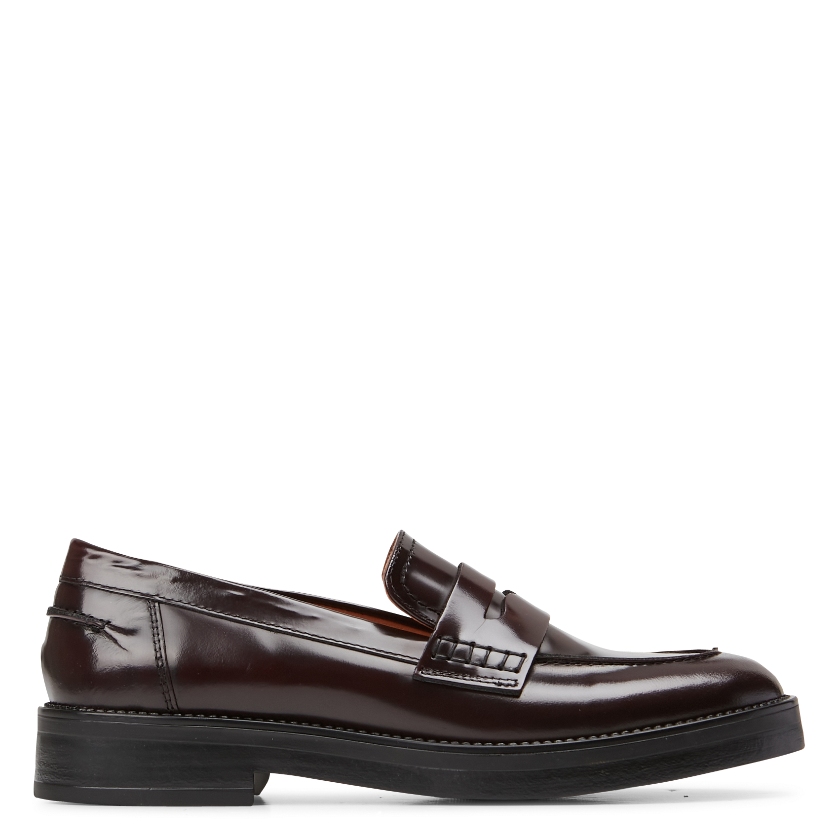 MIRNA - Mocassins en cuir | Rouge