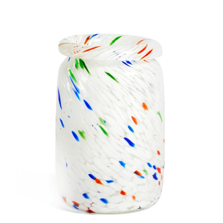 Hay Splash vaas medium white dot