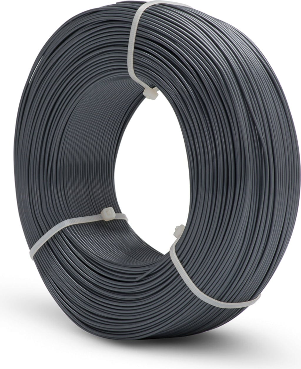Fiberlogy  Refill PCTG Graphit, 1,75 mm / 750 g    Schlagzähiges & temperaturbeständiges Filament ohne Spule