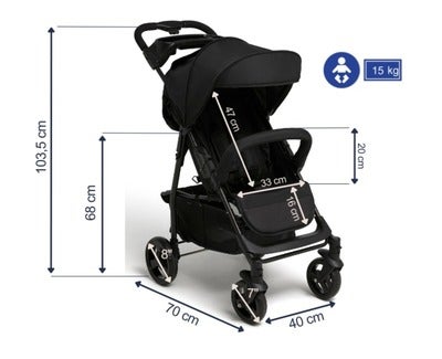 Beemoo Move Shopper Trille, Black