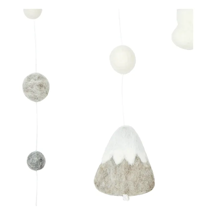 Calm Mobile mural Montagnes | Gris