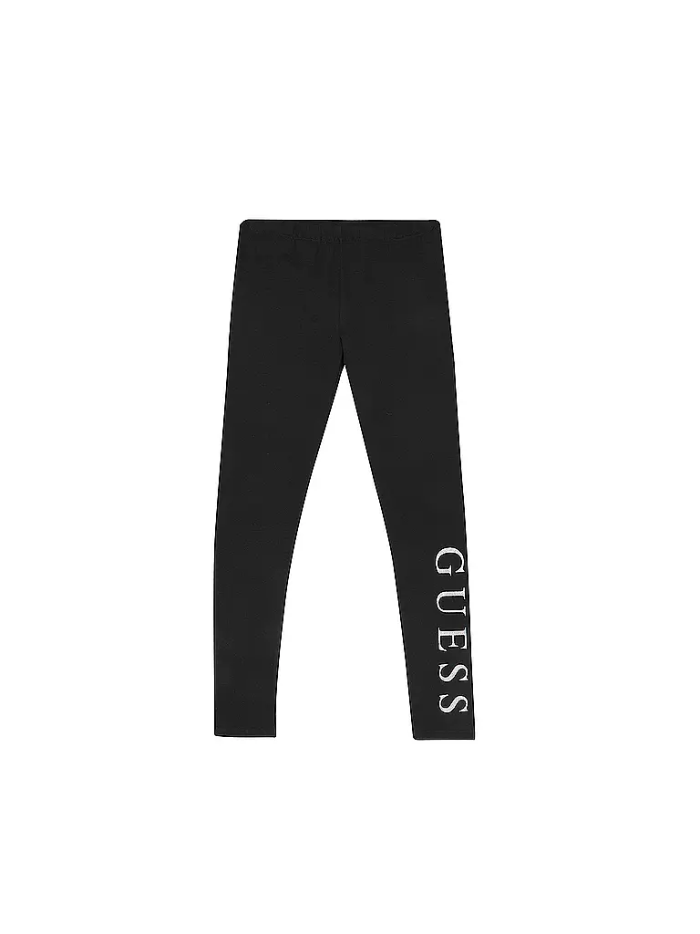 GUESS Mädchen Leggings schwarz