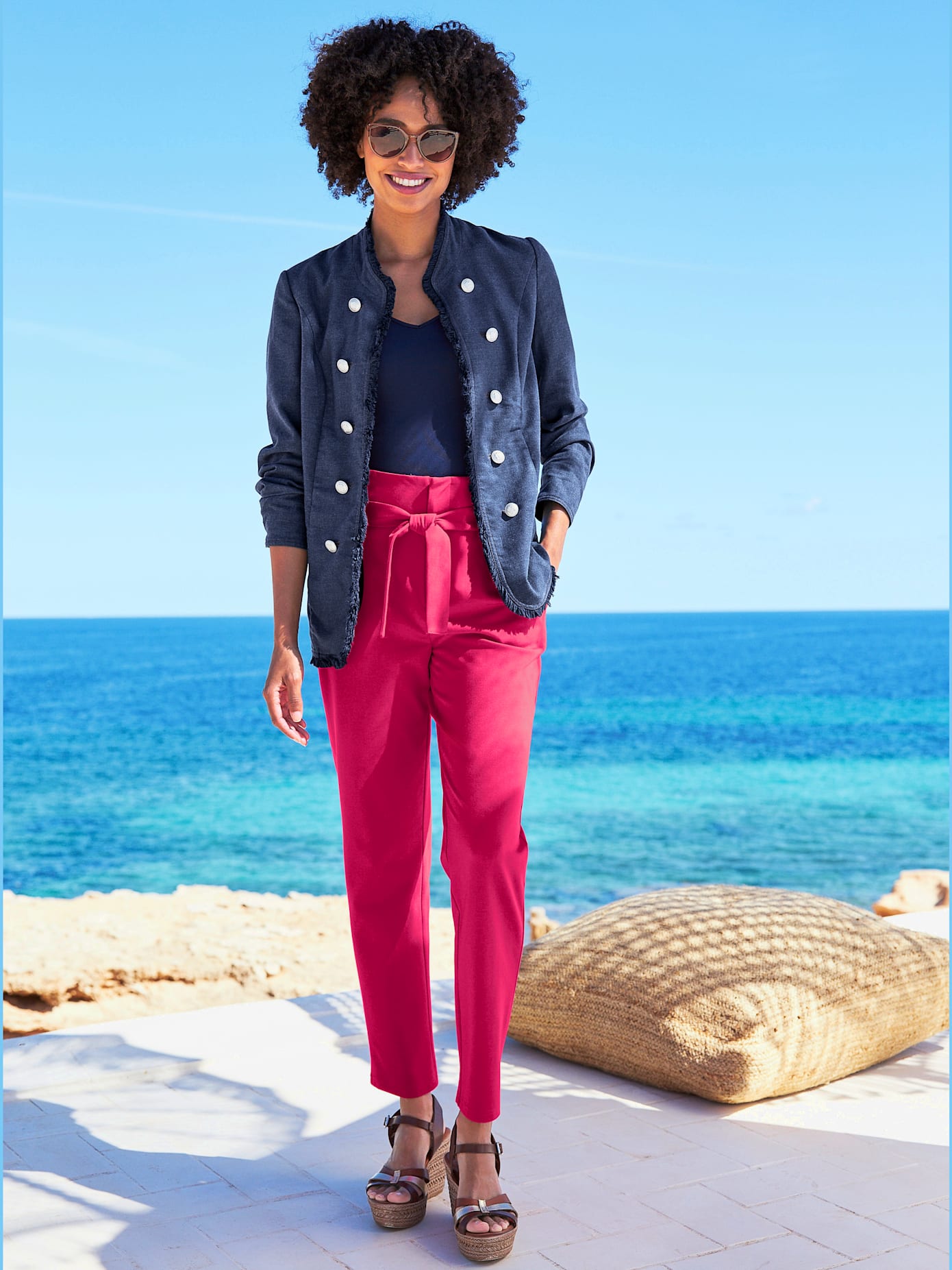 Pantalon coupe carotte