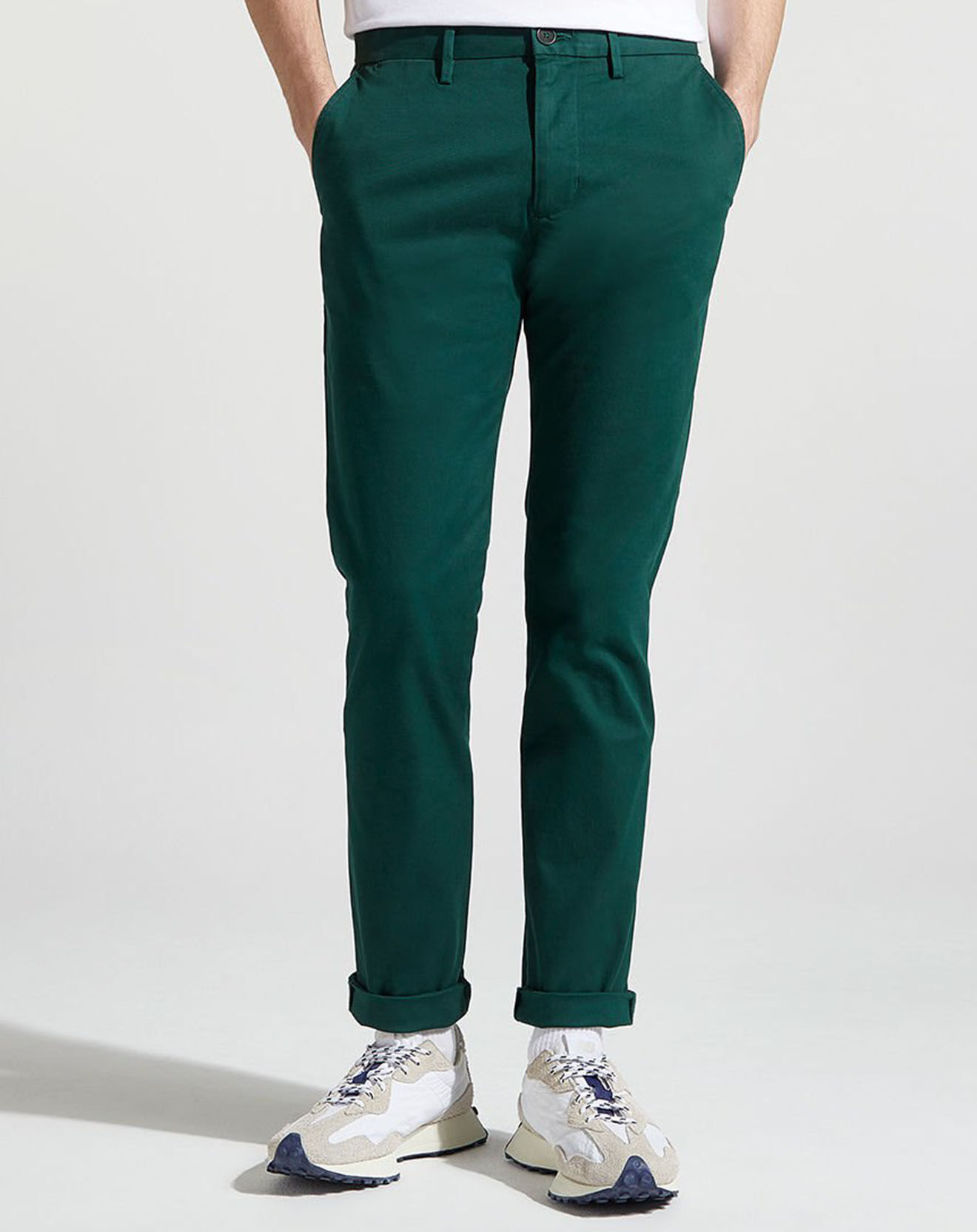 Tommy Hilfiger Pantalon chino 1985 Bleecker vert bouteille