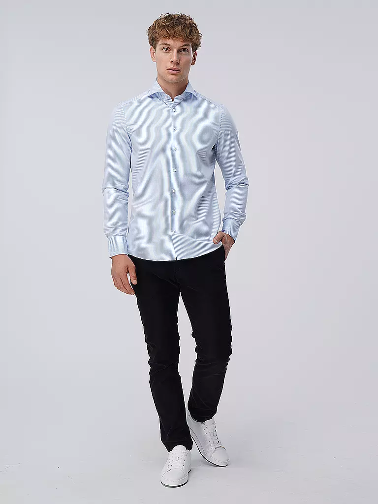 STENSTRÖMS Hemd Slim Fit  blau