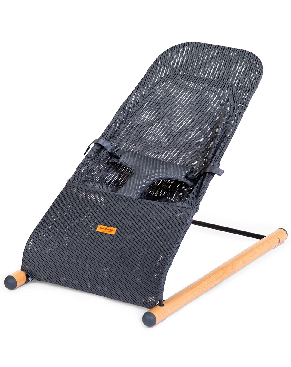 Babywippe EVOLUX MESH in natur/anthrazit