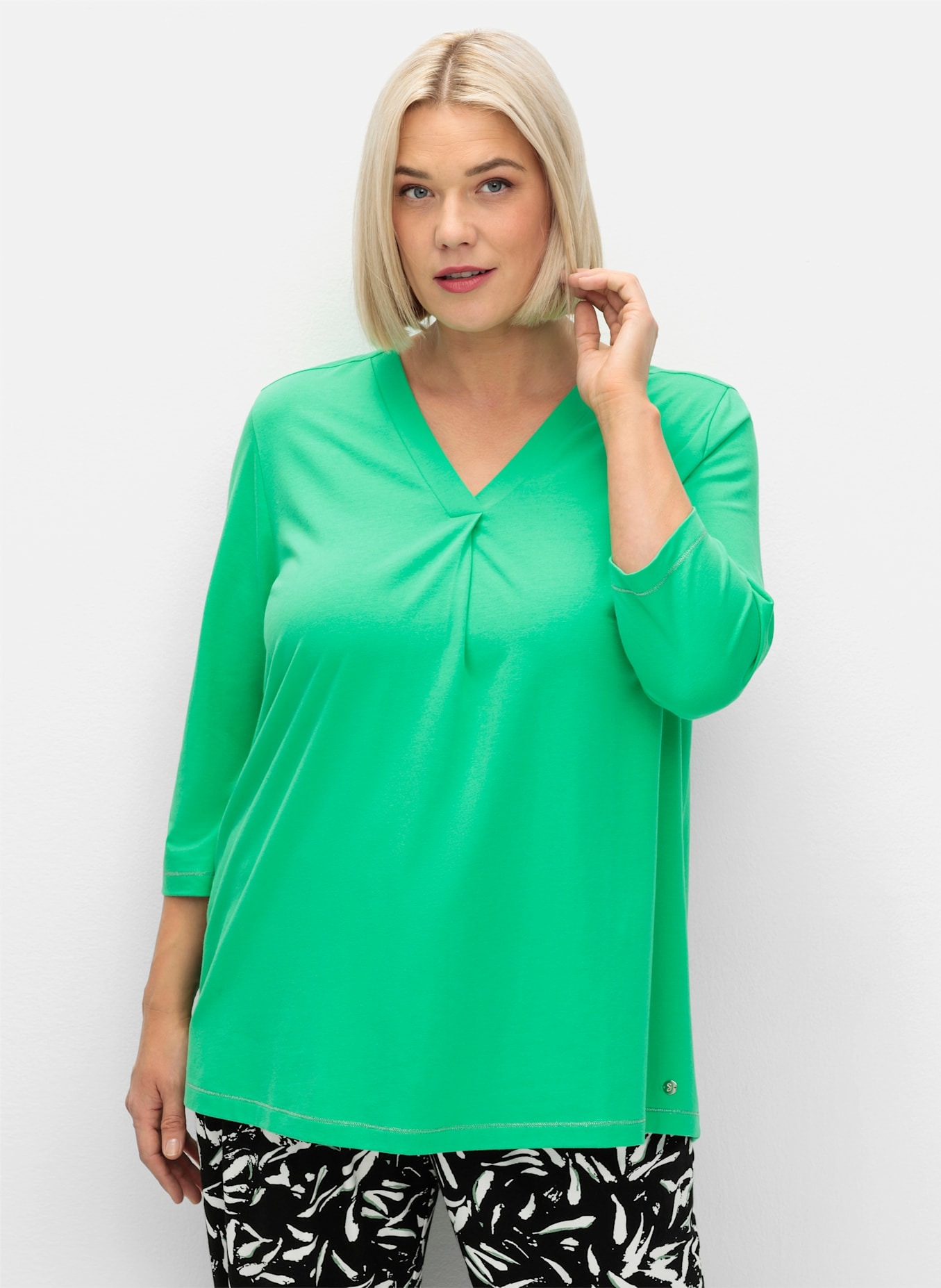 Sheego 3/4-Arm-Shirt »3/4-Arm-Shirt« 1 Stk.