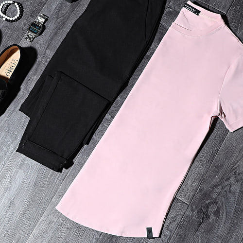 Tee Shirt Oversize UP-T311 Rose Clair