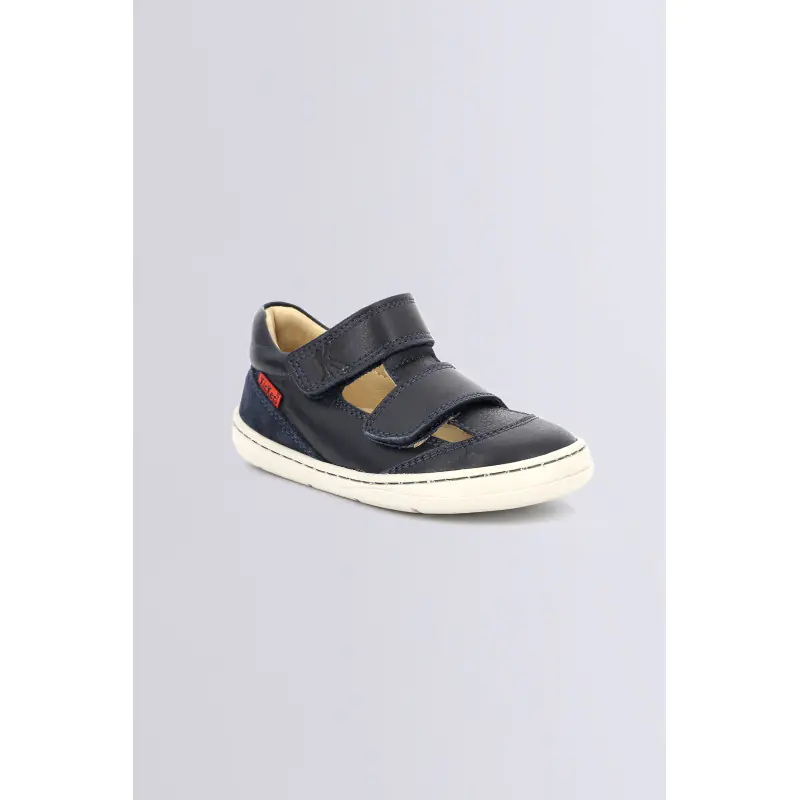 Kickbloom Marine BASKETS BASSES Cuir Garçon
