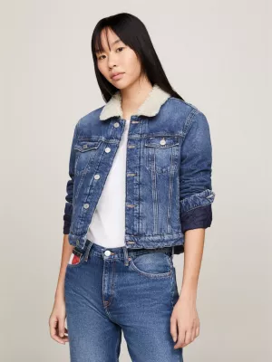 Jaqueta jeans Izzie Teddy da Archive