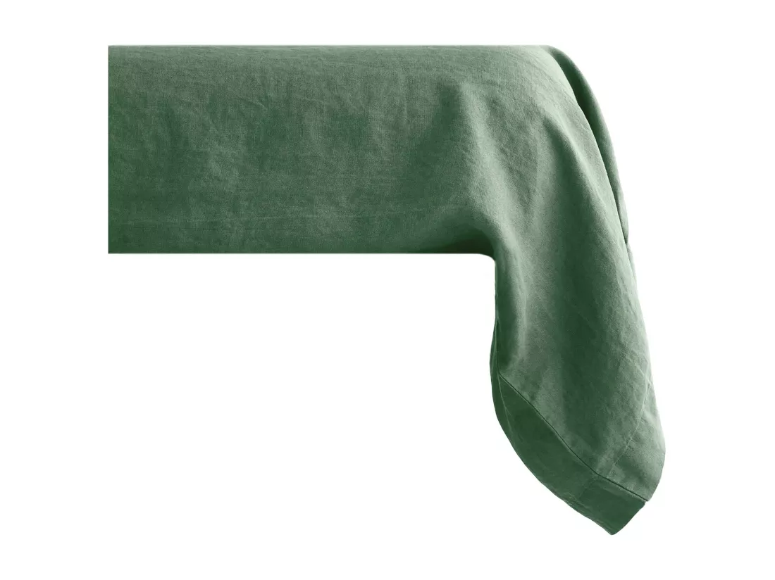 Taie de traversin 195x43 cm pur coton lavé collection PALACE cedre