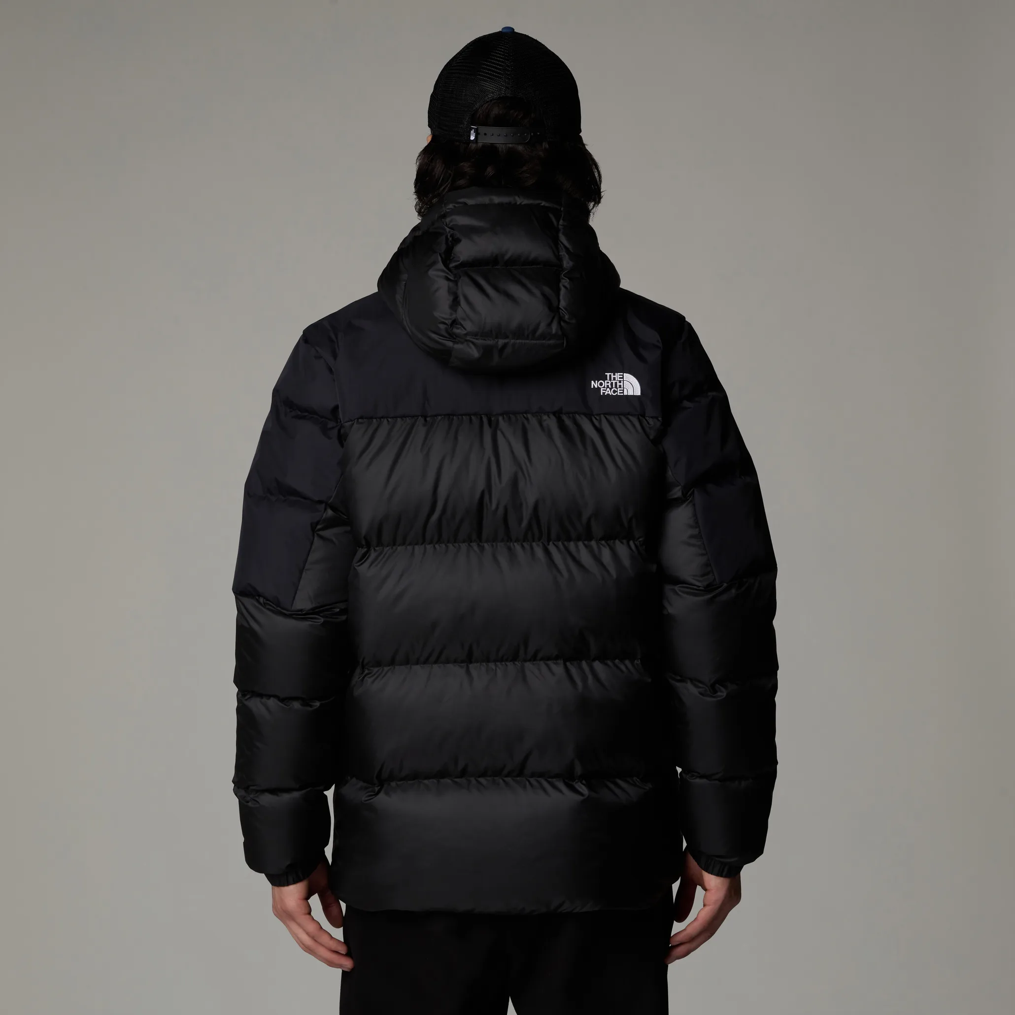 The North Face Men's Diablo Down Hoodie TNF Black Heather/TNF Black