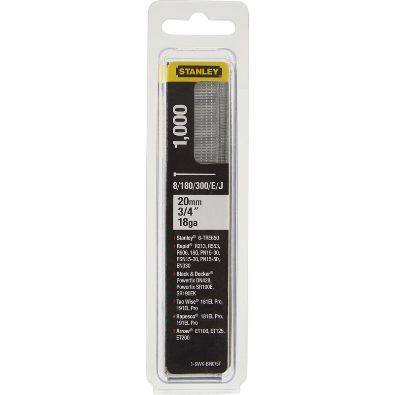 Stanley nagels Type J 18G 20mm