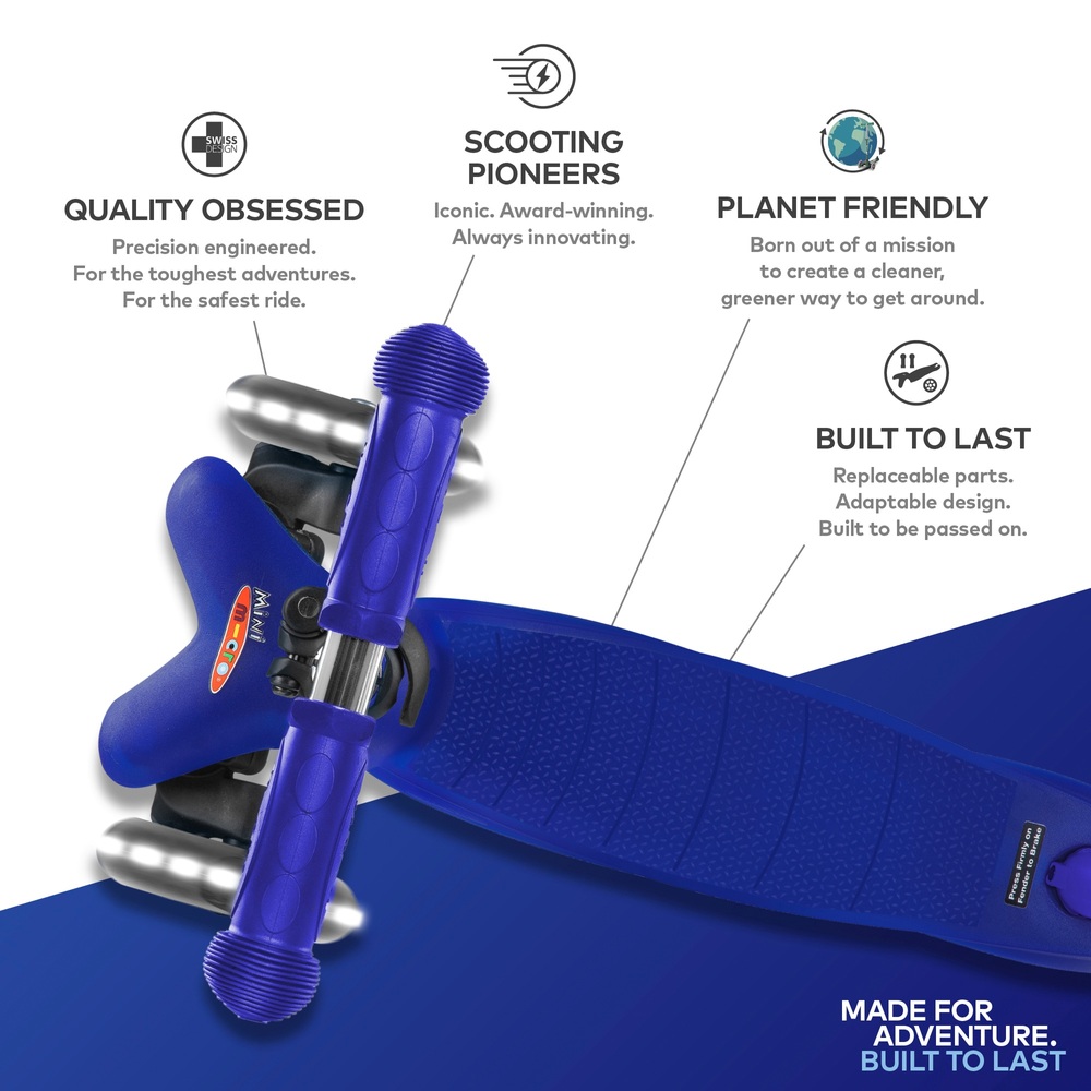 Mini Micro Plus Roller mit blauer LED-Beleuchtung