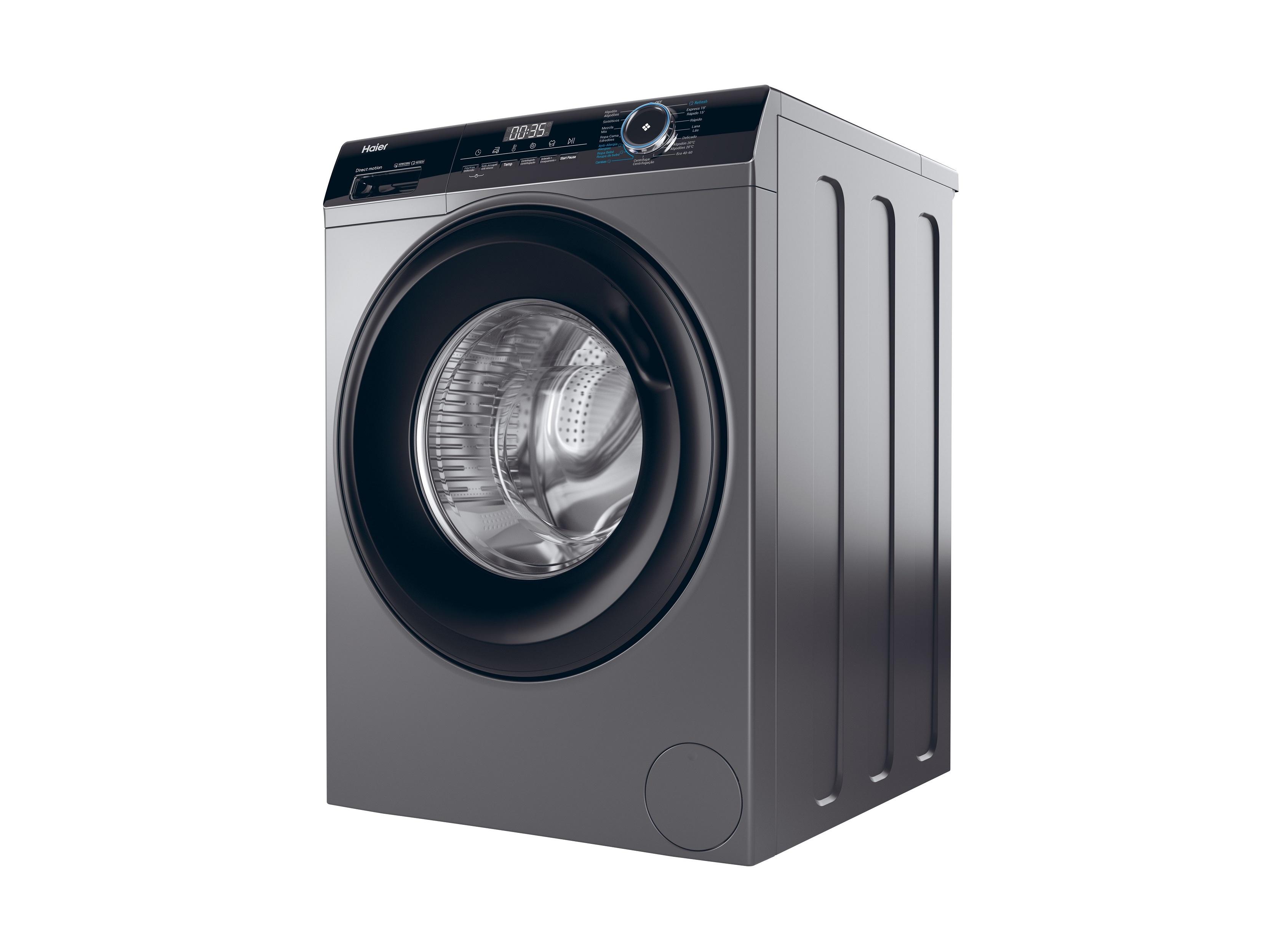 MÁQUINA DE LAVAR ROUPA HAIER HW90-B14939S8-IB - SILVER A 9KG