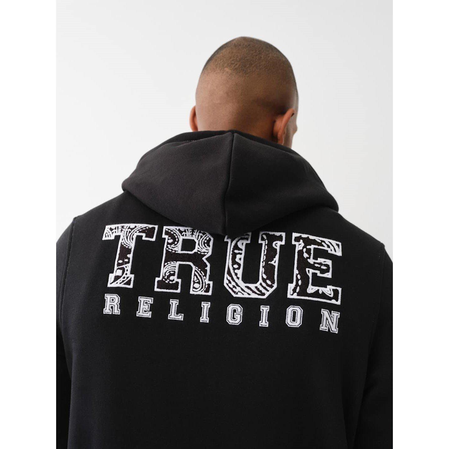 True Religion TR Chenille Full Zip Hoodie
