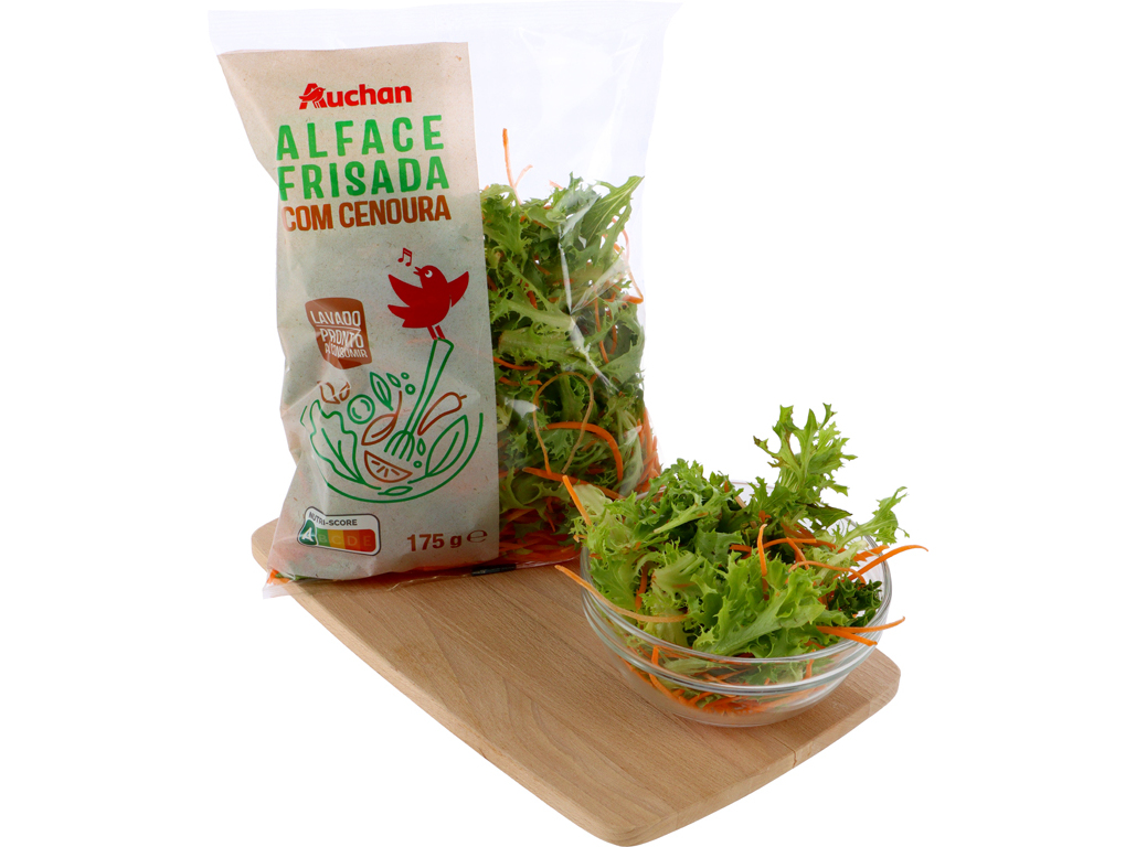 ALFACE AUCHAN FRISADA COM CENOURA 175G