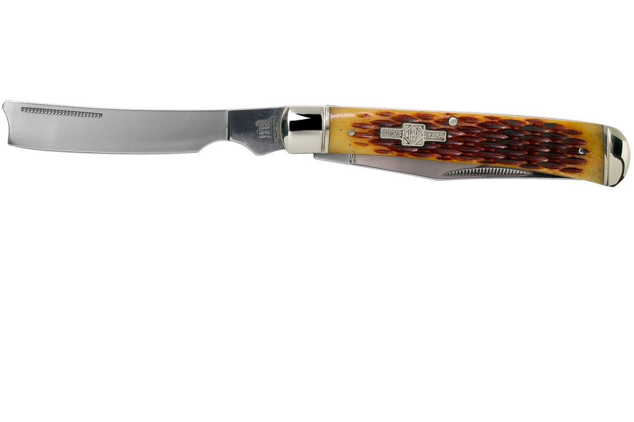Rough Ryder Razor Trapper Amber Bone RR072 slipjoint zakmes