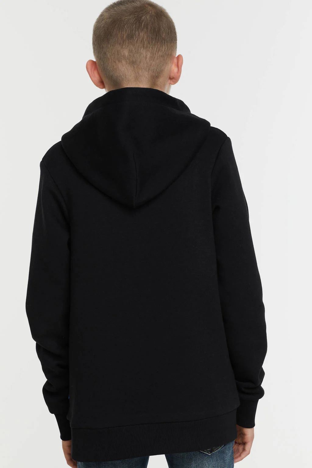 JACK & JONES hoodie JJECORP met logo zwart
