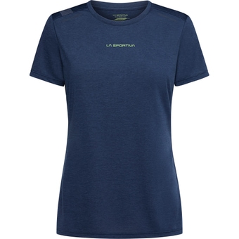 La Sportiva Tracer T-Shirt Night Sky / Aspen Green Damen