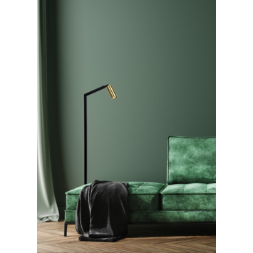 Lucide SYBIL vloerlamp Zwart