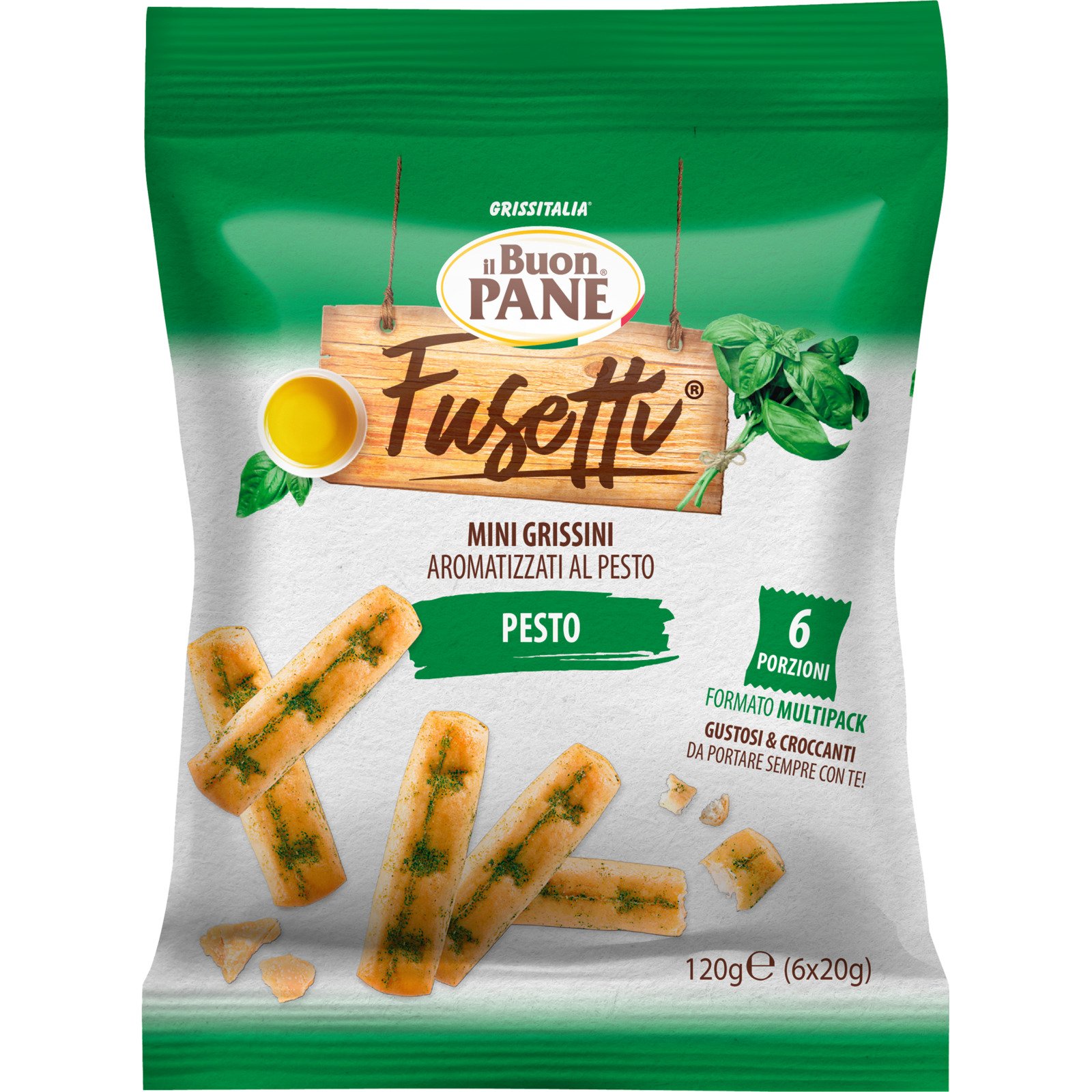 Mini Grissini Pesto 6 x 20 g