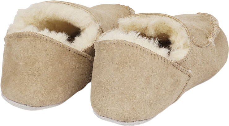 Lovelies PUMORI - DOUBLE FACED SHEARLING SLIPPERS - 8 PAIRS Croissant