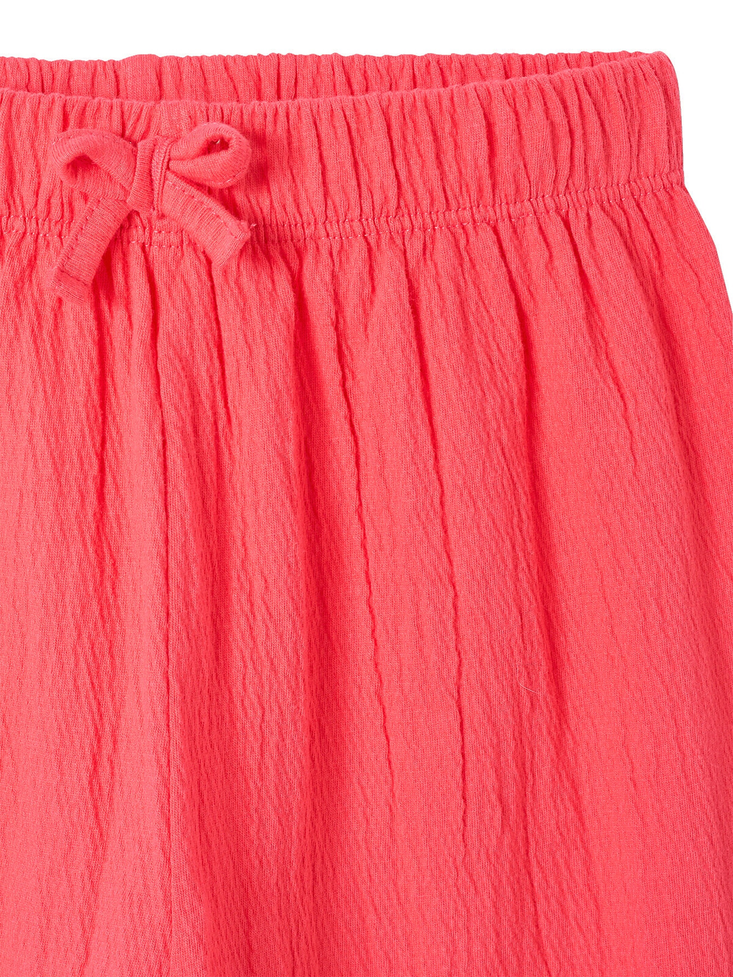 Vertbaudet Weite Mädchen Stretch-Hose koralle