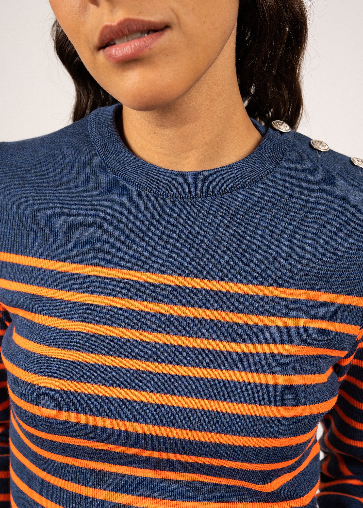 Pull marin rayé Marée