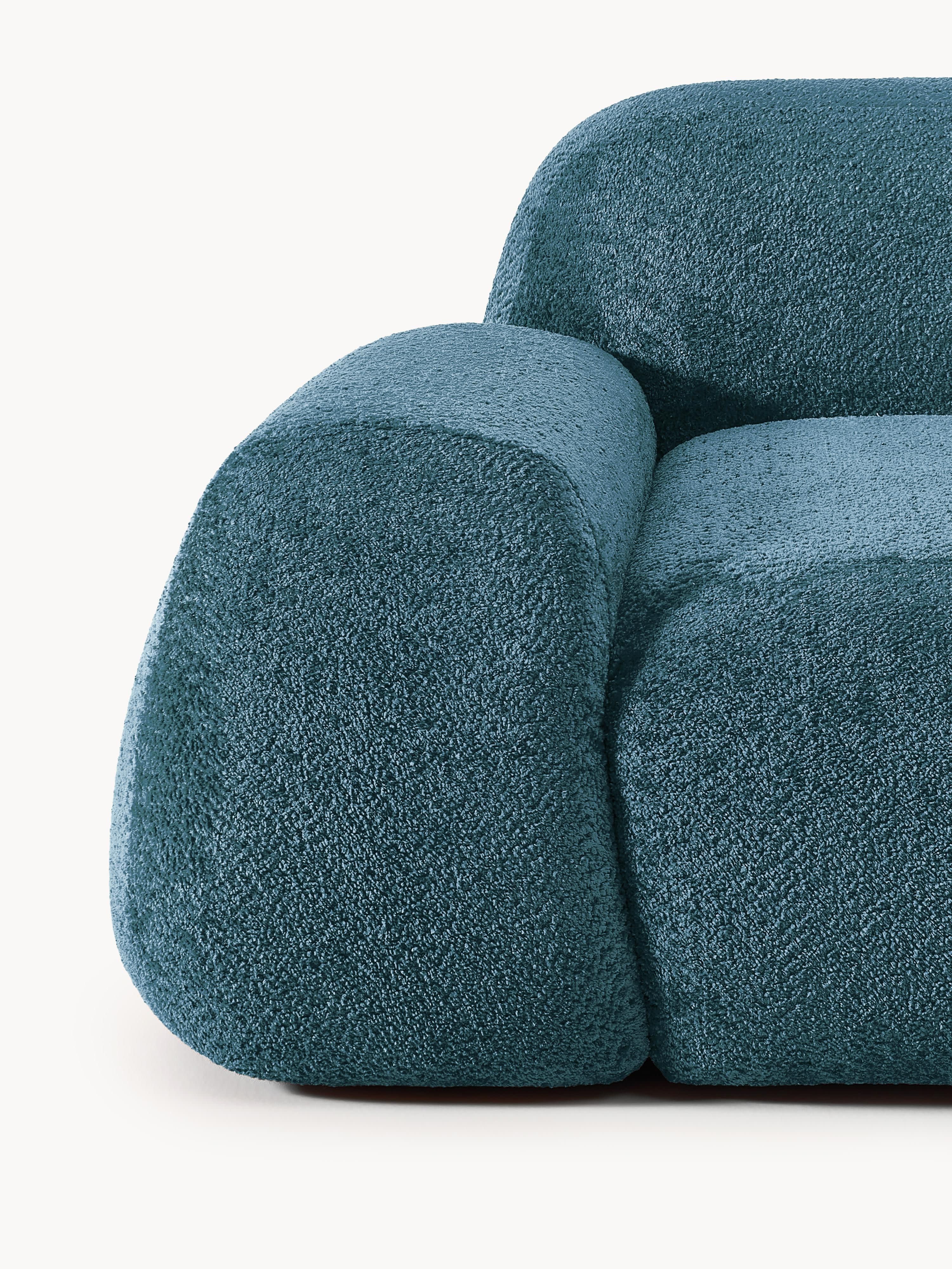 Modulaire bank Wolke (3-zits) van teddy bouclé