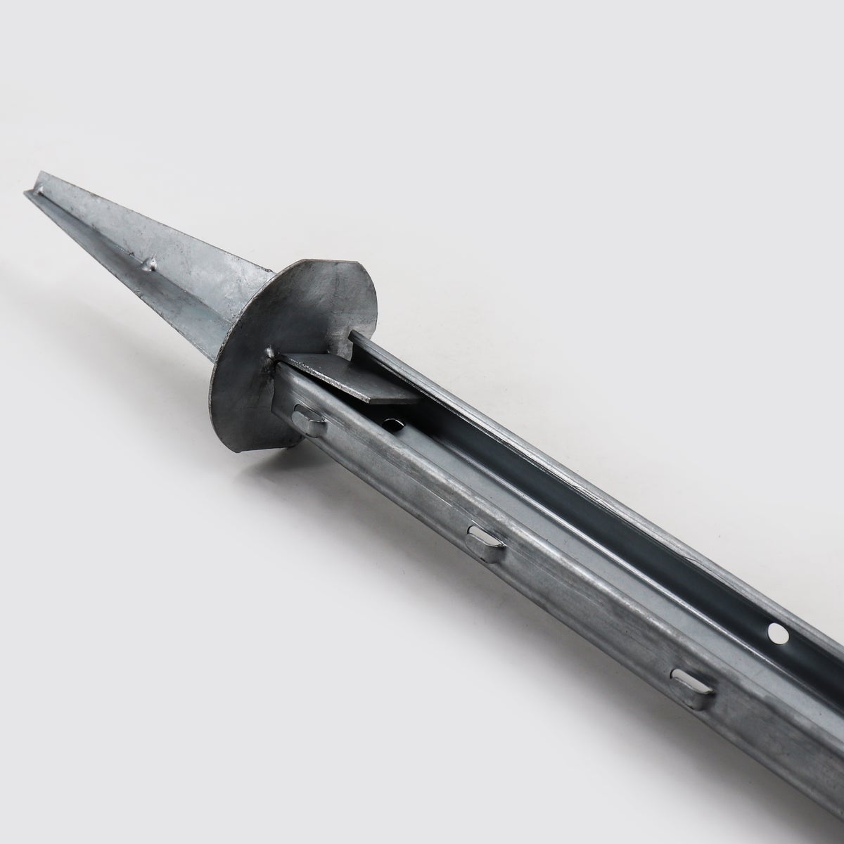 set langsliggers voor Z-profielpaal, wildomheining, bosomheining