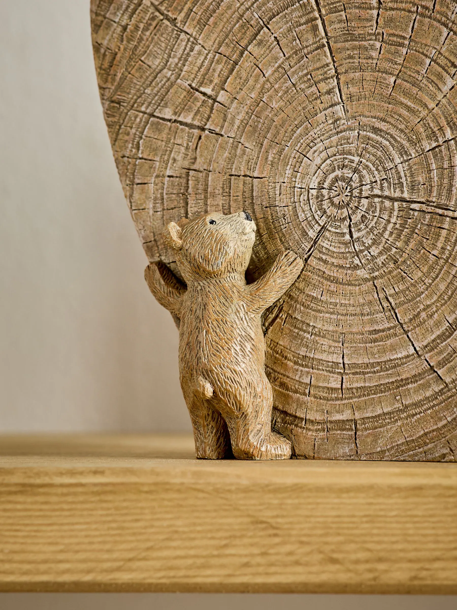 Bertie the Bear monogram ornamenten