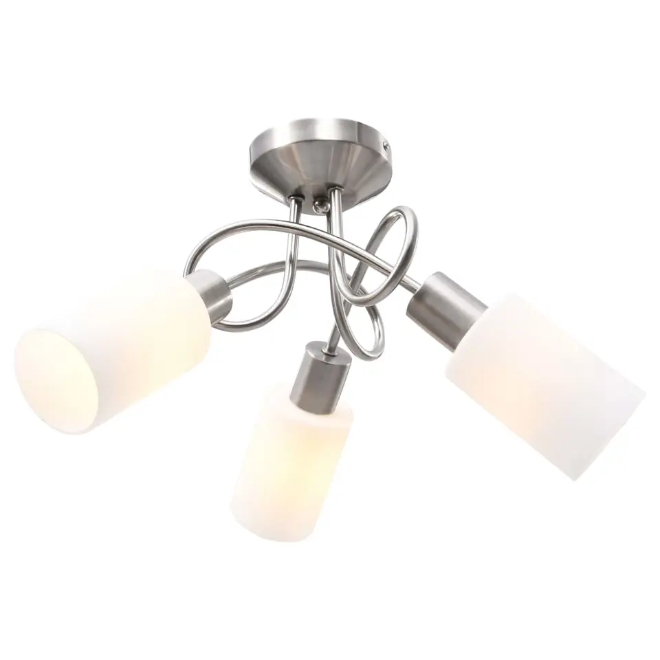 vidaXL - Plafondlamp - Wit - Keramiek