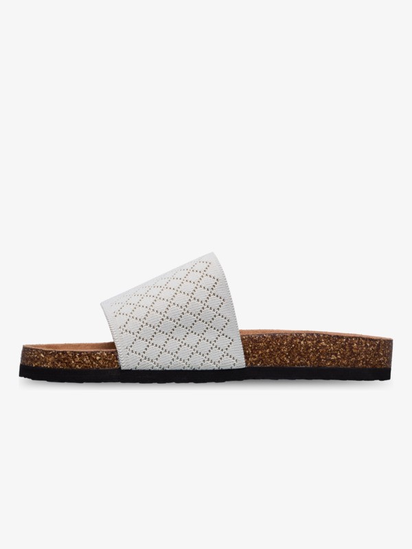 Mannae Slide Sandales Beige Femme