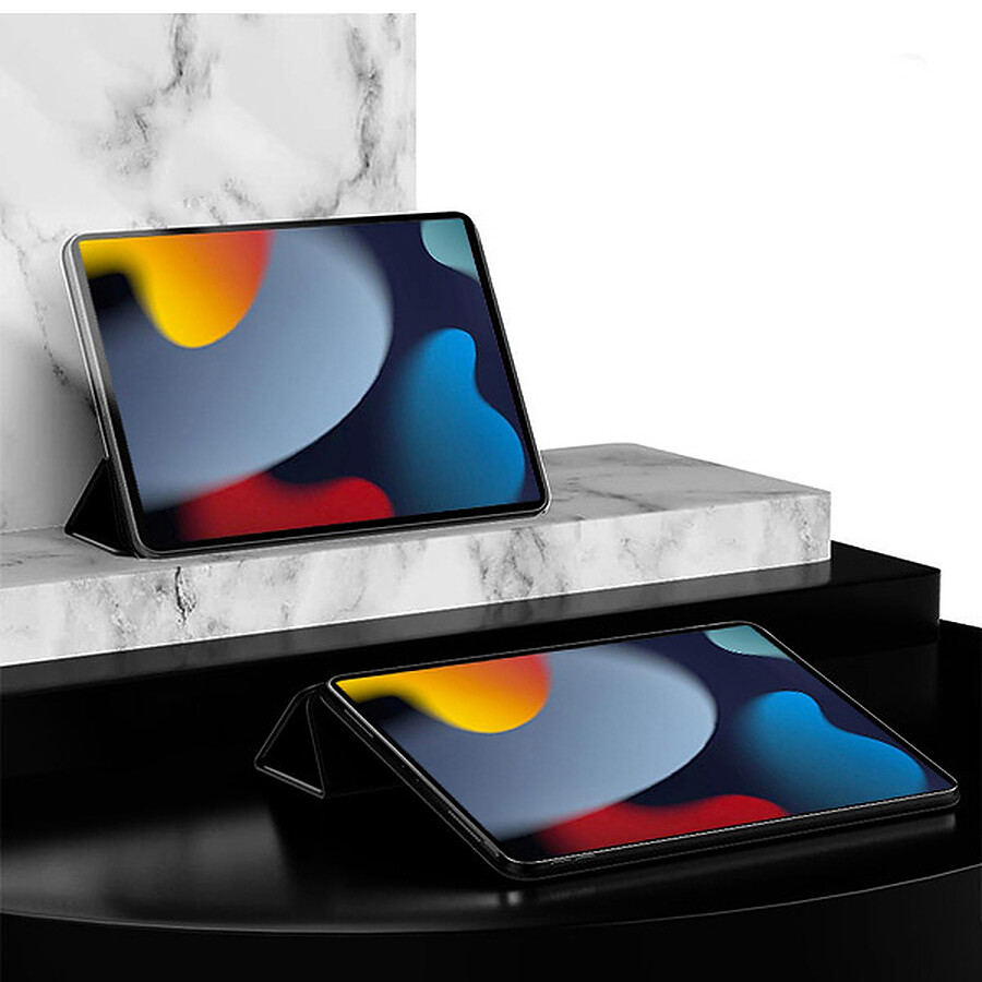 Akashi Etui Folio Stand (noir) iPad 10.2