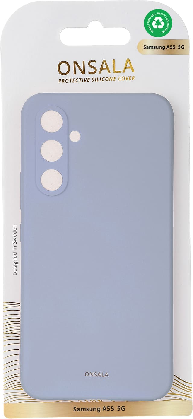 Onsala Samsung Galaxy A55 5G silikone etui (blå)
