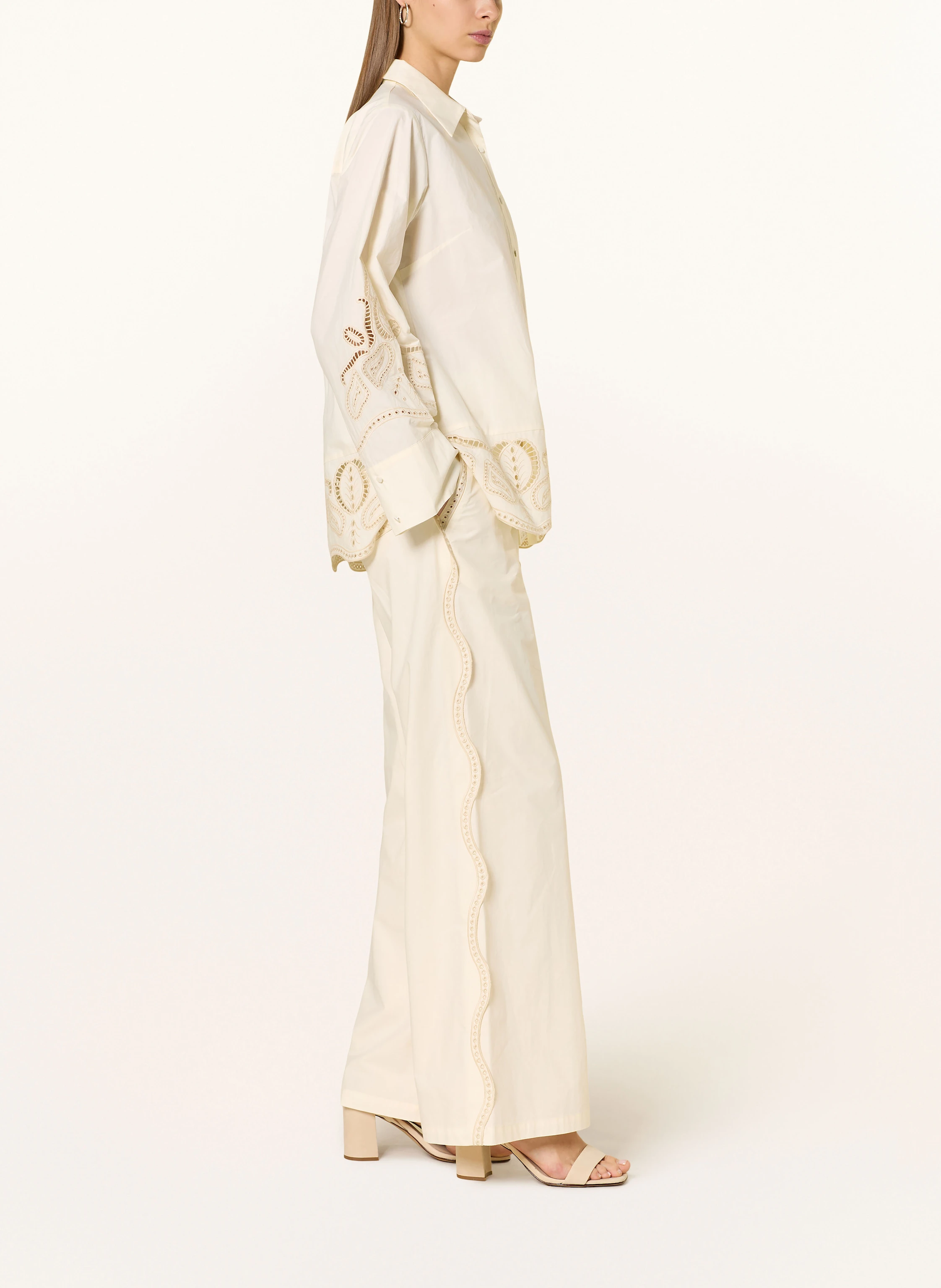 IVI collection Marlenehose mit Lochspitze
