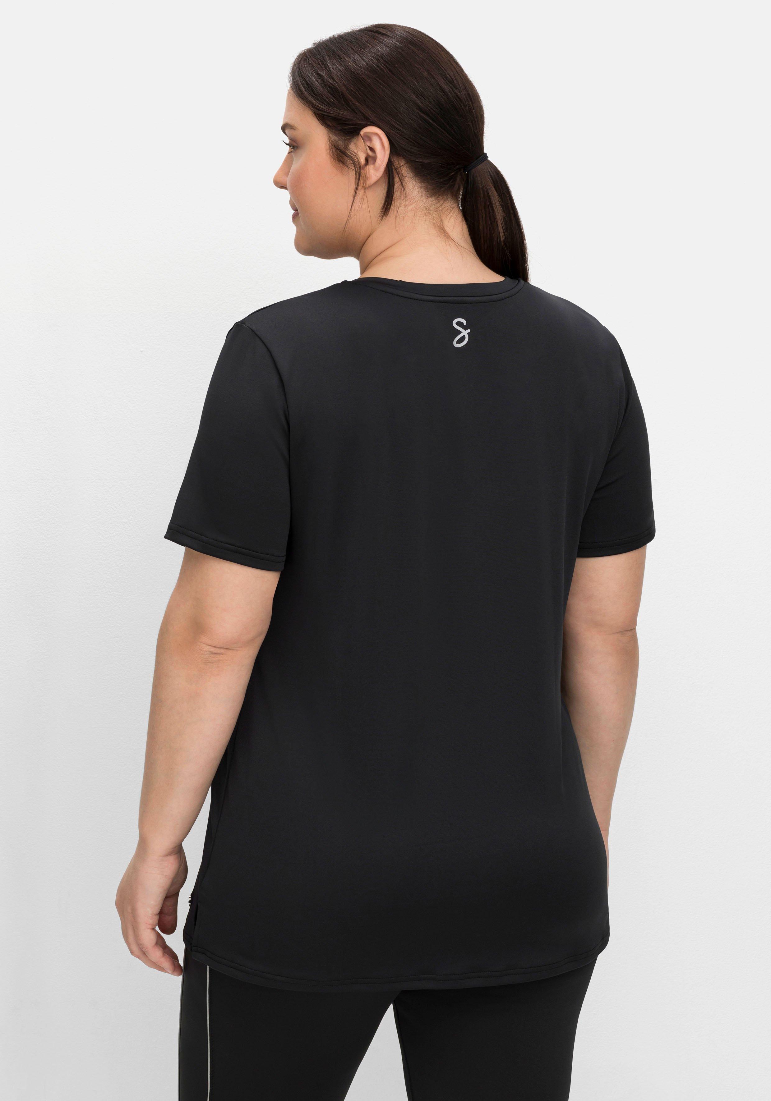 Funktionsshirt mit V-Ausschnitt